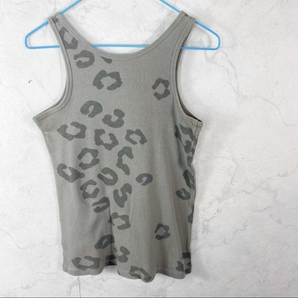 [Old Navy] Grey Leopard Print Tank - Picture 2 of 2